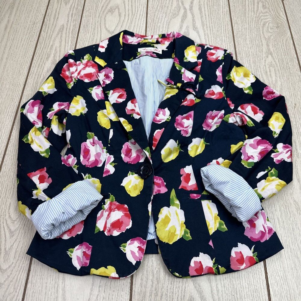 Alannah Hill My Latest Fad Jacket Floral Print Fitted Jacket Blazer Size 10